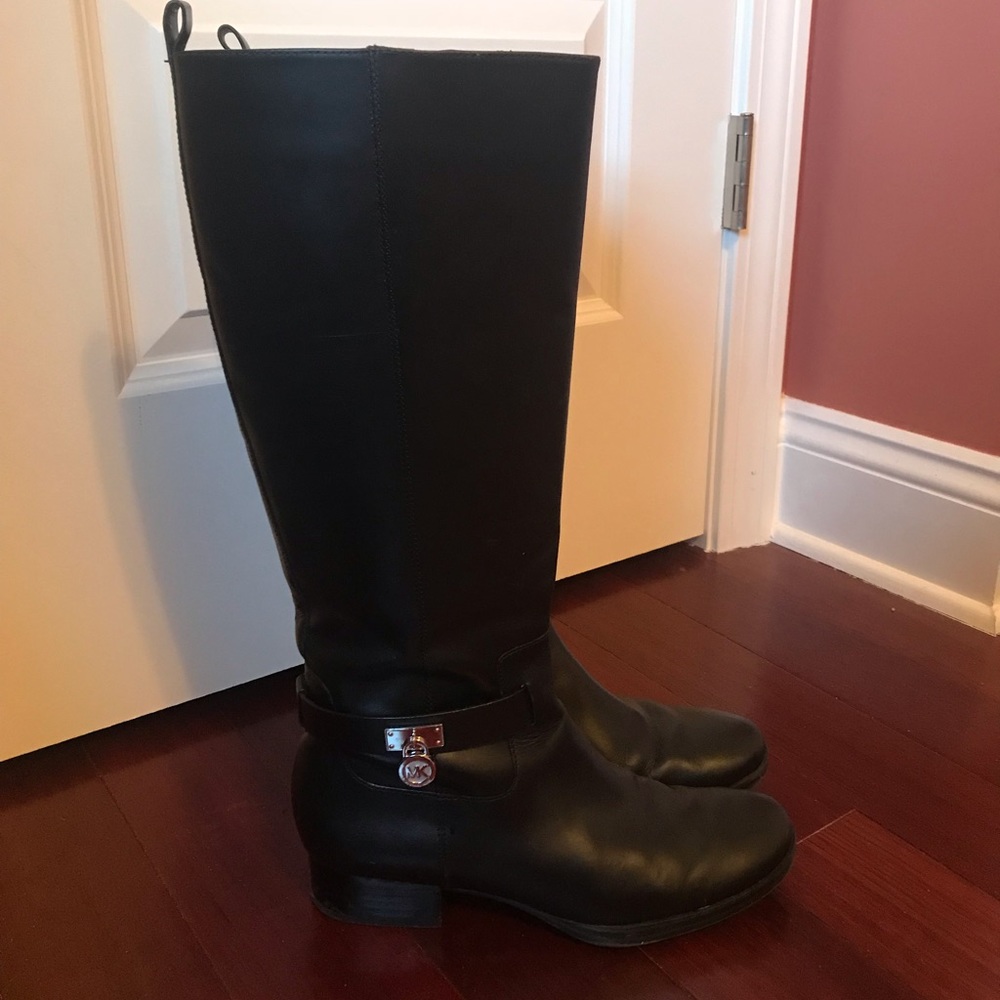 Michael Kors tall black boots